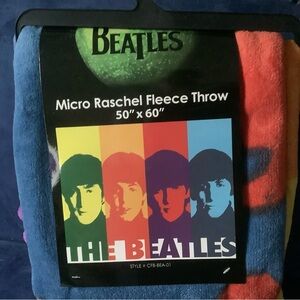 The Beatles Vibrant Fleece Blanket-Brand New!